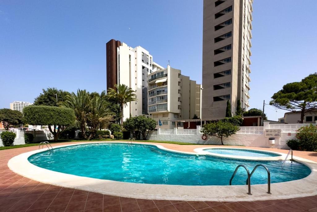 Calpe Apartamento Lujoso Bajo Terasa Piscina Aire Cerca Playa Pueblo Kültér fotó
